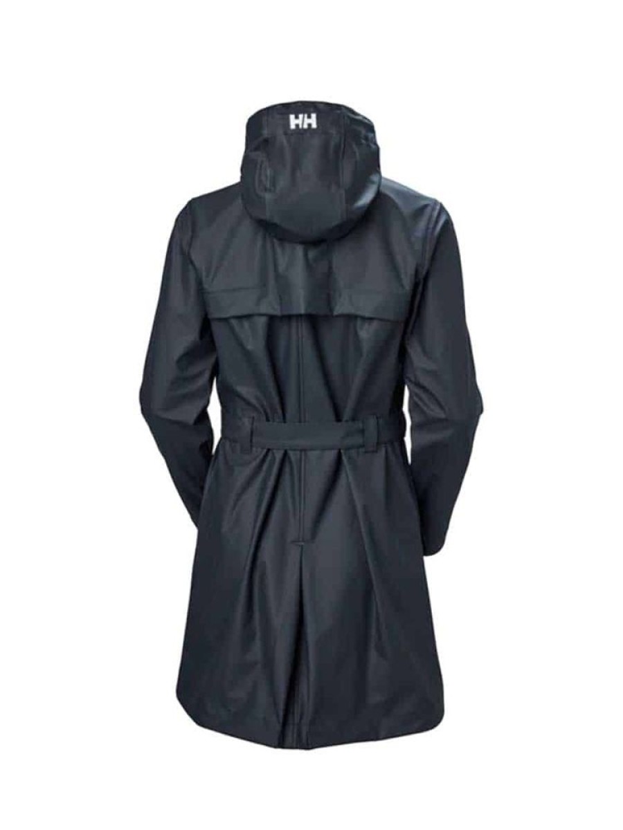 Damer Helly Hansen Fritidsjakker | Kirkwall Ii Regnkape Marine