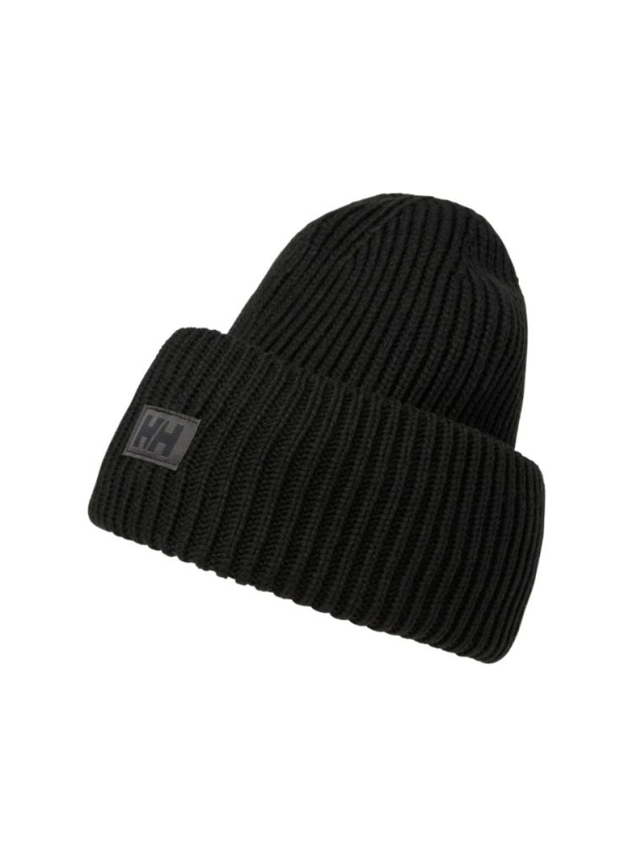 Tilbehor Helly Hansen | Hh Rib Beanie Black