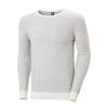 Herrer Helly Hansen Gensere | Fjord Summer Knit Grahvit