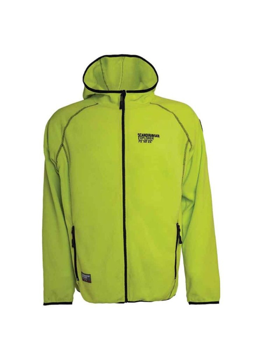 Herrer Scandinavian Explorer Fleece | Fleece Jakke Lime