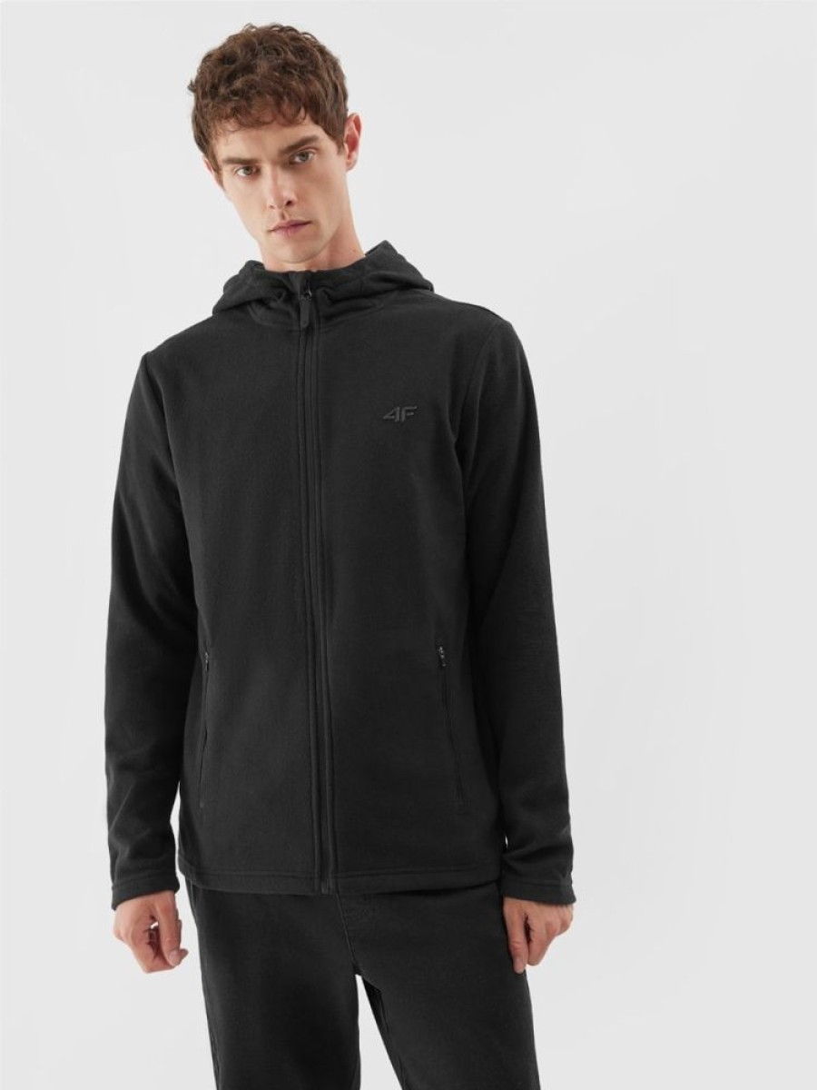 Herrer 4F Fleece | Fleece Dyp Svart