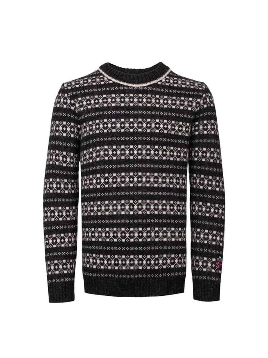 Herrer Norlender Knitwear Ullgensere | Hitra Ull Genser Kull