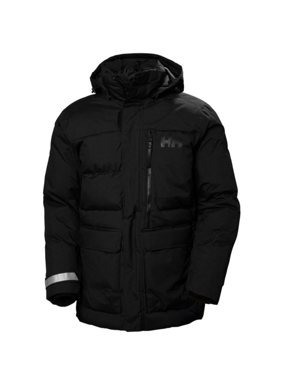 Herrer Helly Hansen Parkas Og Vinterjakker | Tromsoe Jakke Svart