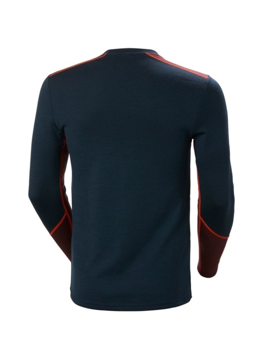 Herrer Helly Hansen Ullundertoy | Lifa Merino Midv Crew Midnatt