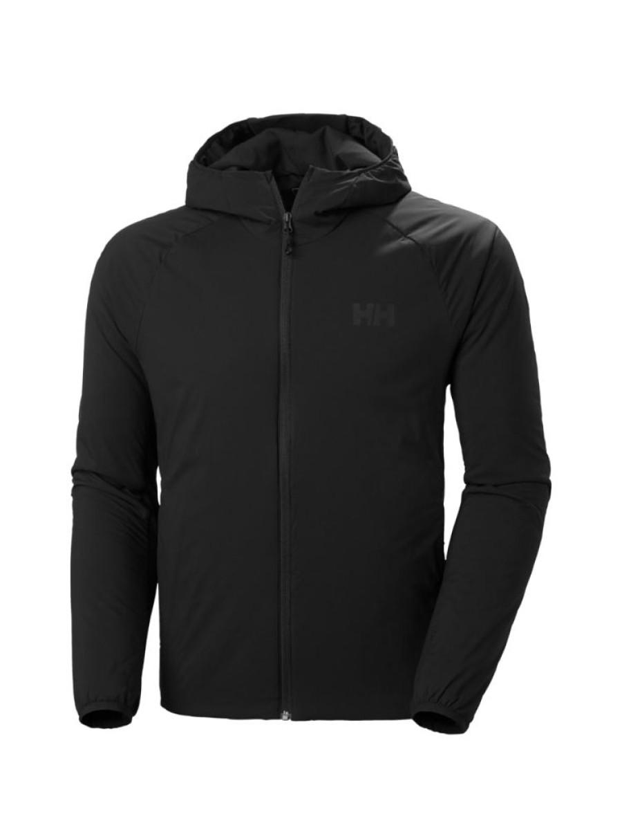 Herrer Helly Hansen Dunjakker Og Isolasjonsjakker | Odin Stretch Hette Insulasjon 2.0 Svart