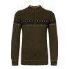 Herrer Norlender Knitwear Ullgensere | Jotunheimen Ull Genser Gronn