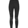 Damer Fjällräven Tights | Abisko Trekking Tights Pro Svart Gra