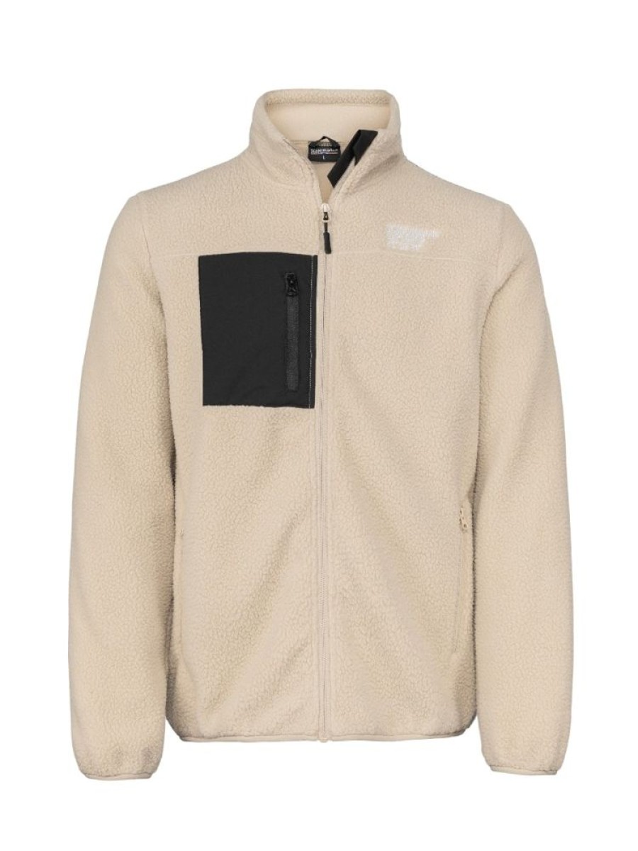 Herrer Scandinavian Explorer Fleece | Pile Fleecejakke Beige