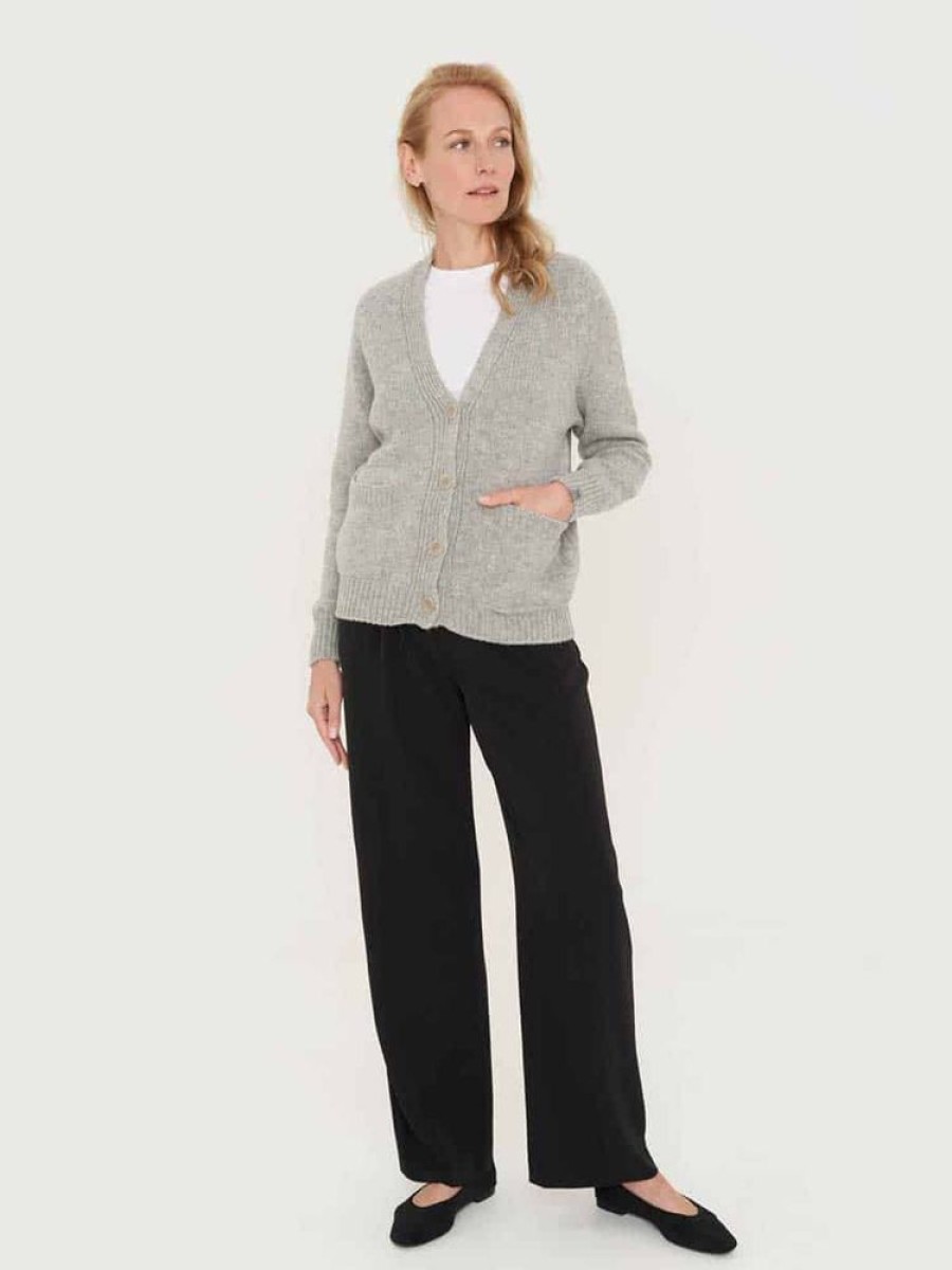 Damer Wool house Ullgensere | Nordi Ull Kasjmir Genser Lys Gra