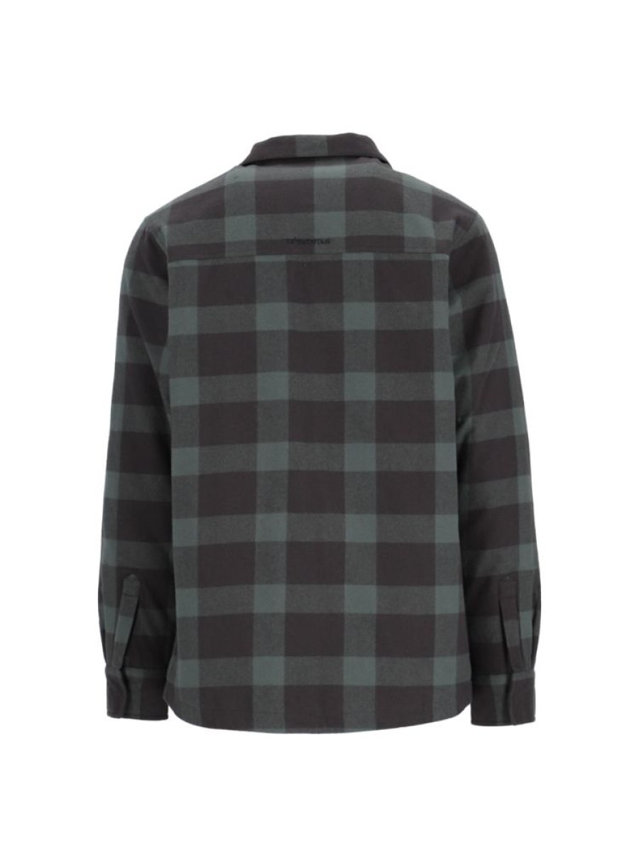 Herrer Twentyfour Fritidsjakker | Finse Flannel Jakke Mellomgronn