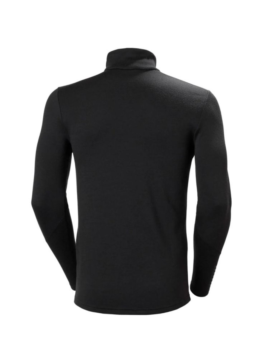 Herrer Helly Hansen Ullundertoy | Lifa Merino Midv 1/2 Zip Svart