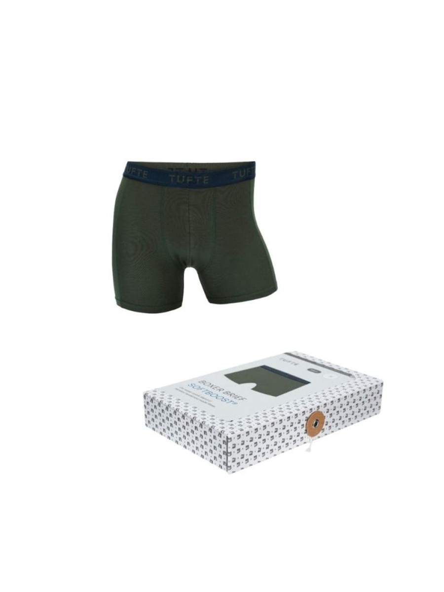 Herrer Tufte Boxer | Boxer Giftbox Mork Marine