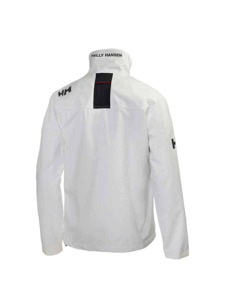 Herrer Helly Hansen Seilerjakker | Crew Jakke Hvit