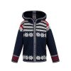 Barn Norlender Knitwear Ulljakker | Fanafjellet Ull Jakke Marine