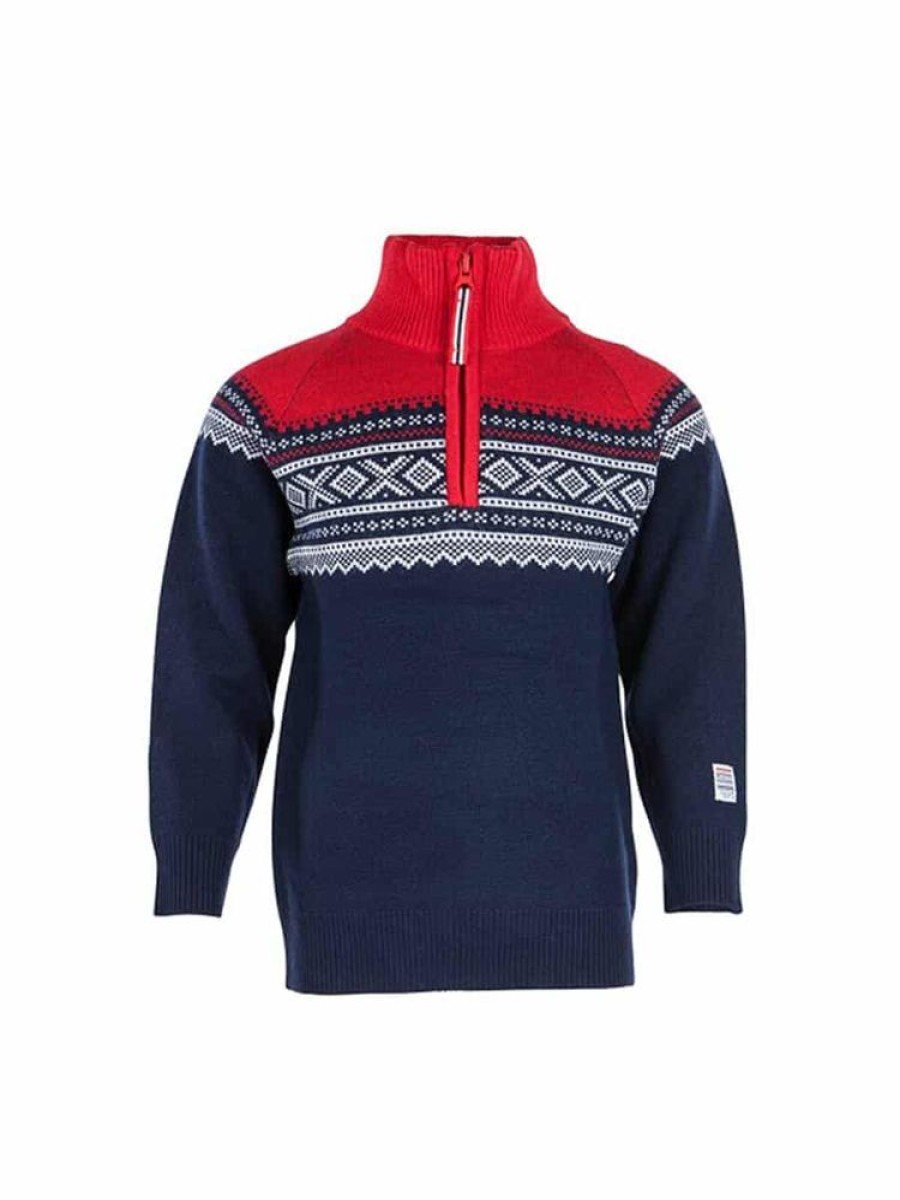 Barn Marius kids Ullgensere | Marius Ull Genser Zip Bla