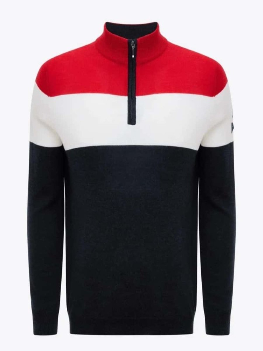 Herrer We Norwegians Ullgensere | Eigeroy Zip-Up Flag