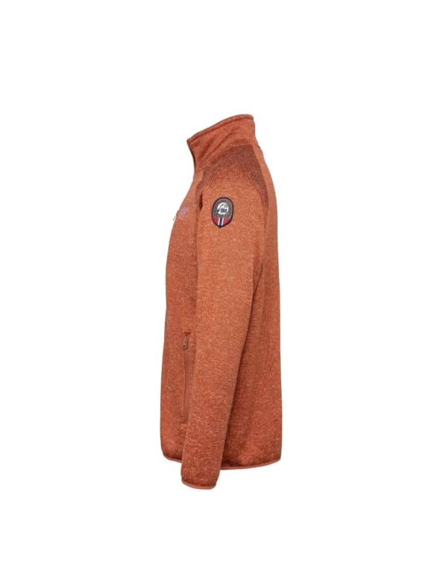 Herrer Scandinavian Explorer Fleece | Fleecejakke Unisex Rustbrun