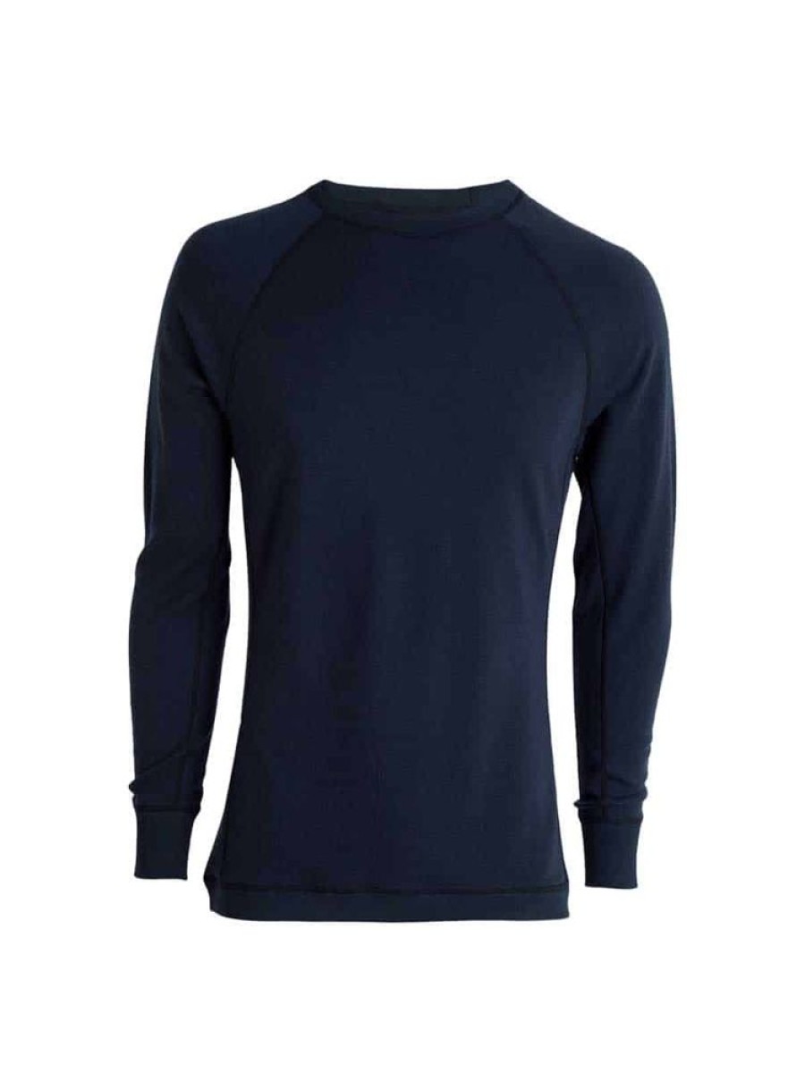 Herrer Tufte Ullundertoy | Bambull Crew Neck Genser Bla