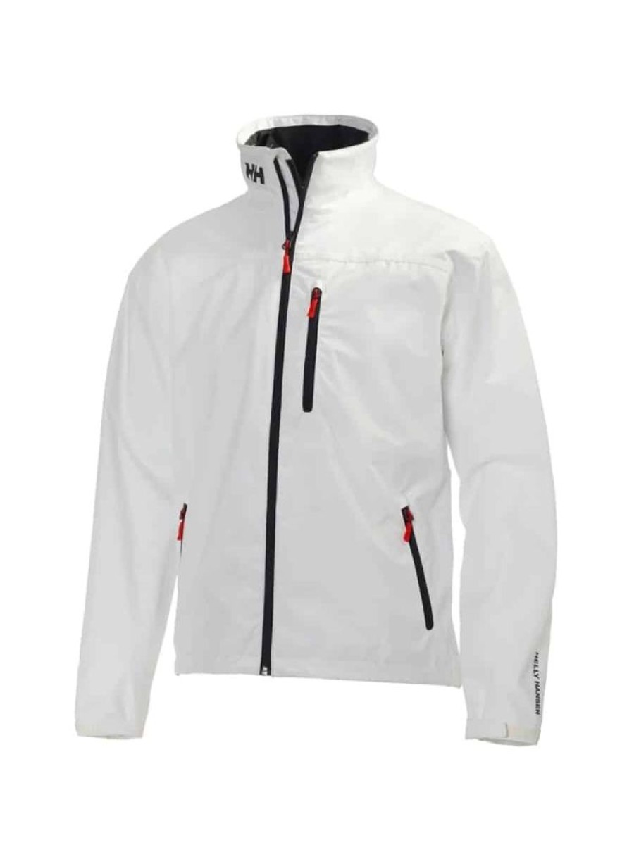 Herrer Helly Hansen Seilerjakker | Crew Jakke Hvit