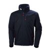 Herrer Helly Hansen Seilerjakker | Crew Jakke Med Hette Marine