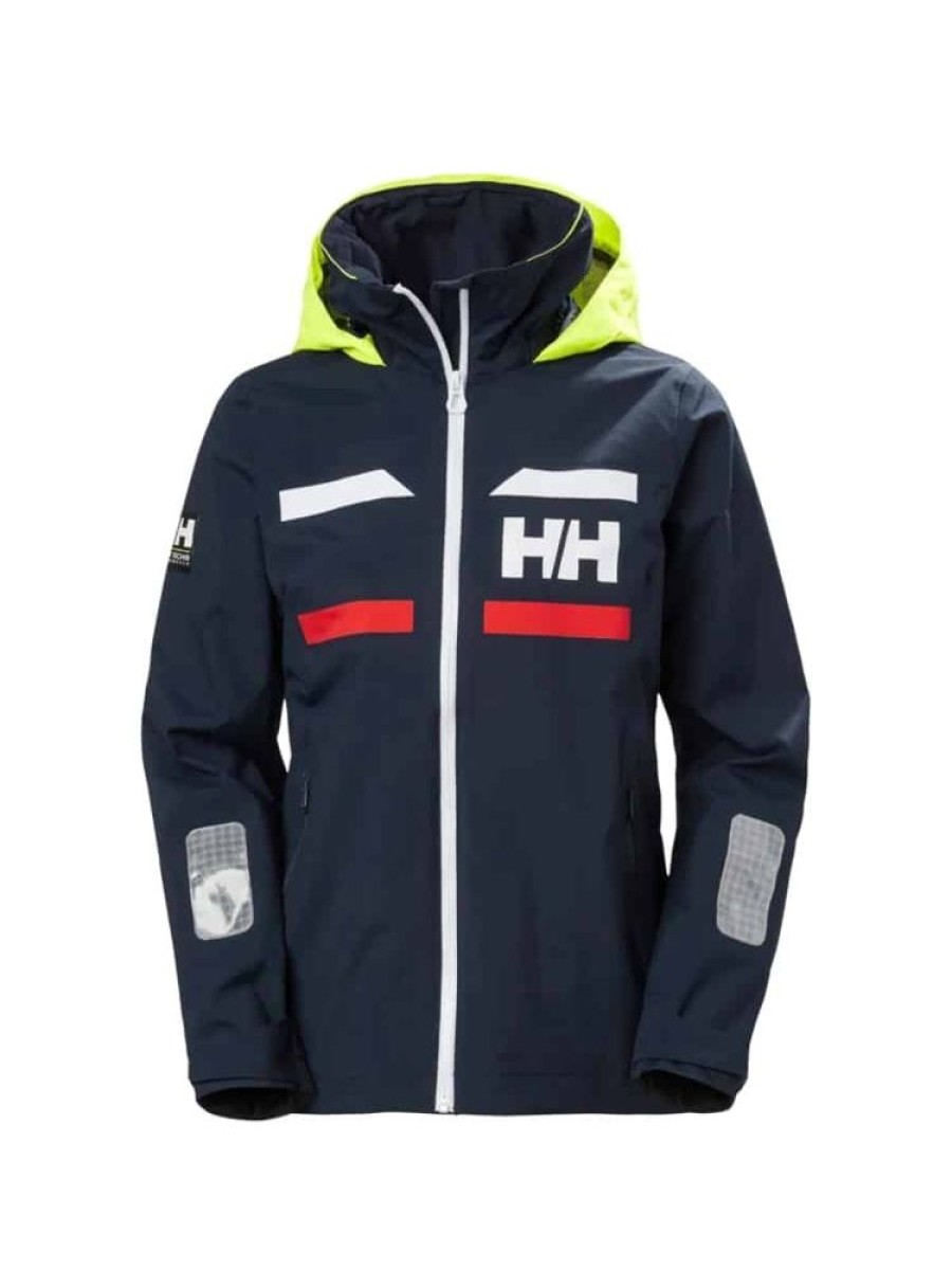 Damer Helly Hansen Seilerjakker | Salt Navigator Jakke Marine