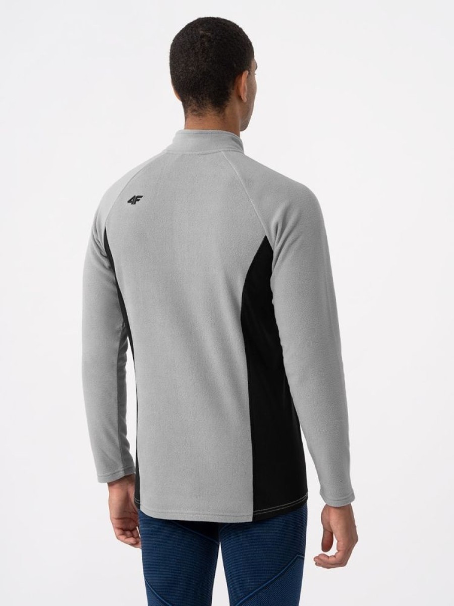 Herrer 4F Topper Og T-Skjorter | Fleece Undertoy Mellomgra