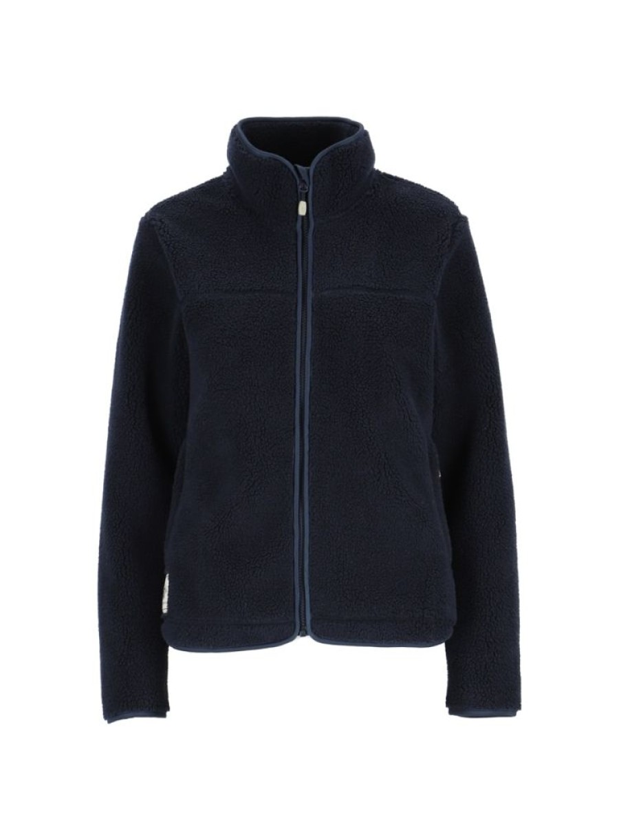 Herrer Twentyfour Fleece | Finse Long Zip Sherpafleece Blekkbla