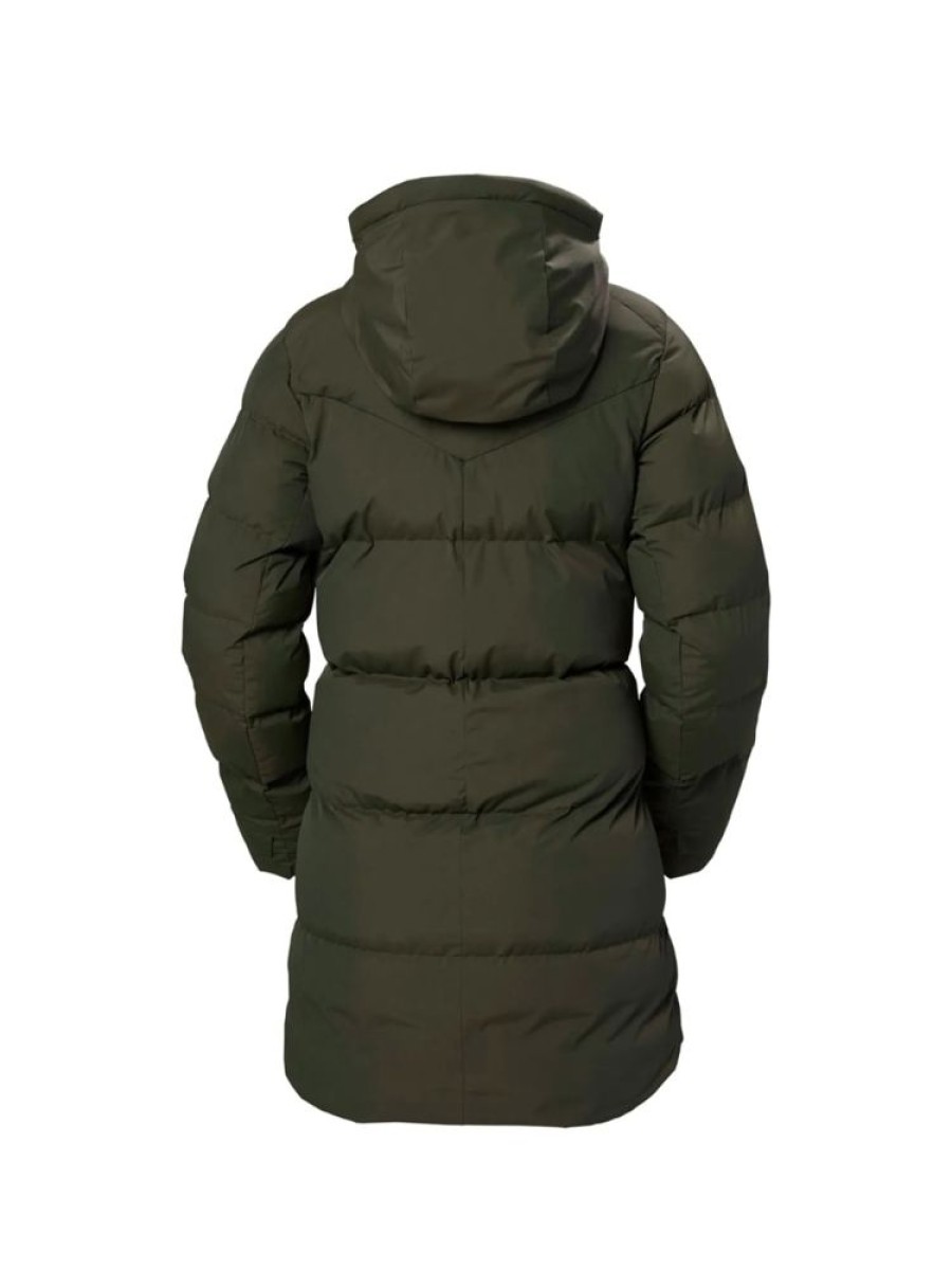 Damer Helly Hansen Dunjakker Og Isolasjonsjakker | Adore Oppblast Parka Utility Gronn