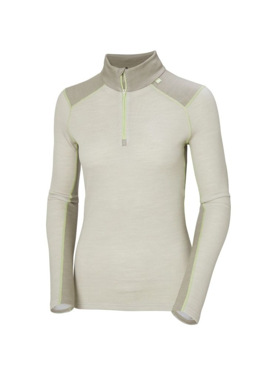 Damer Helly Hansen Ullundertoy | Lifa Merino Midv 1/2 Zip Myk Gra