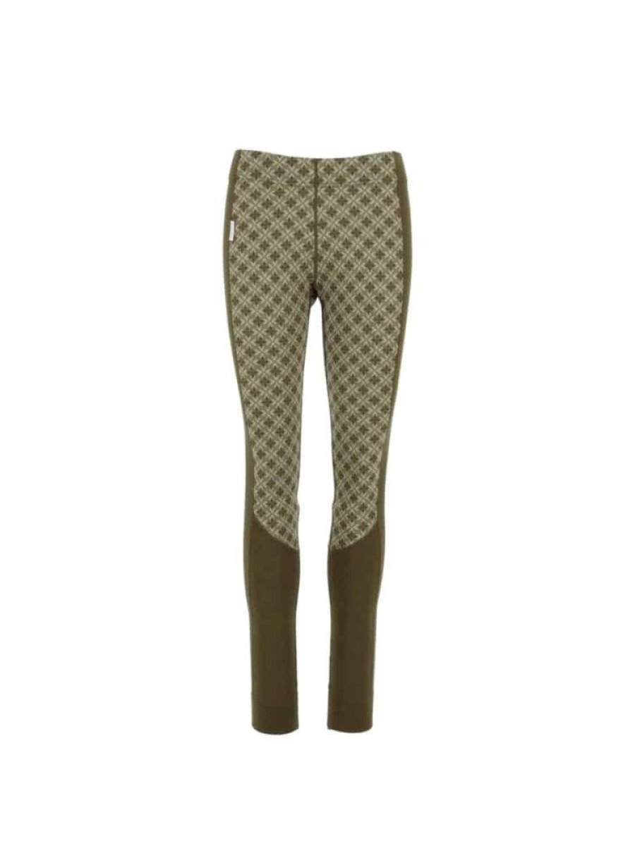 Damer Twentyfour Ullundertoy | Finse Frigg Ulltights Oliven