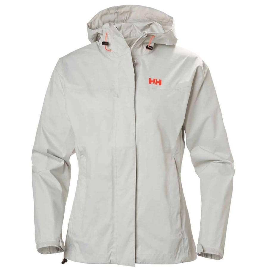 Damer Helly Hansen Regnjakker | Loke Jakke Gra