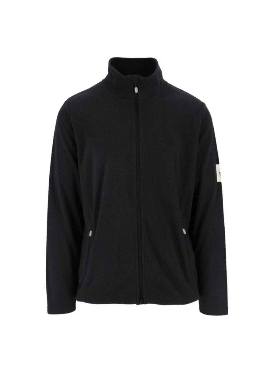 Herrer Twentyfour Fleece | Finse Long Zip Fleece Skyggesort