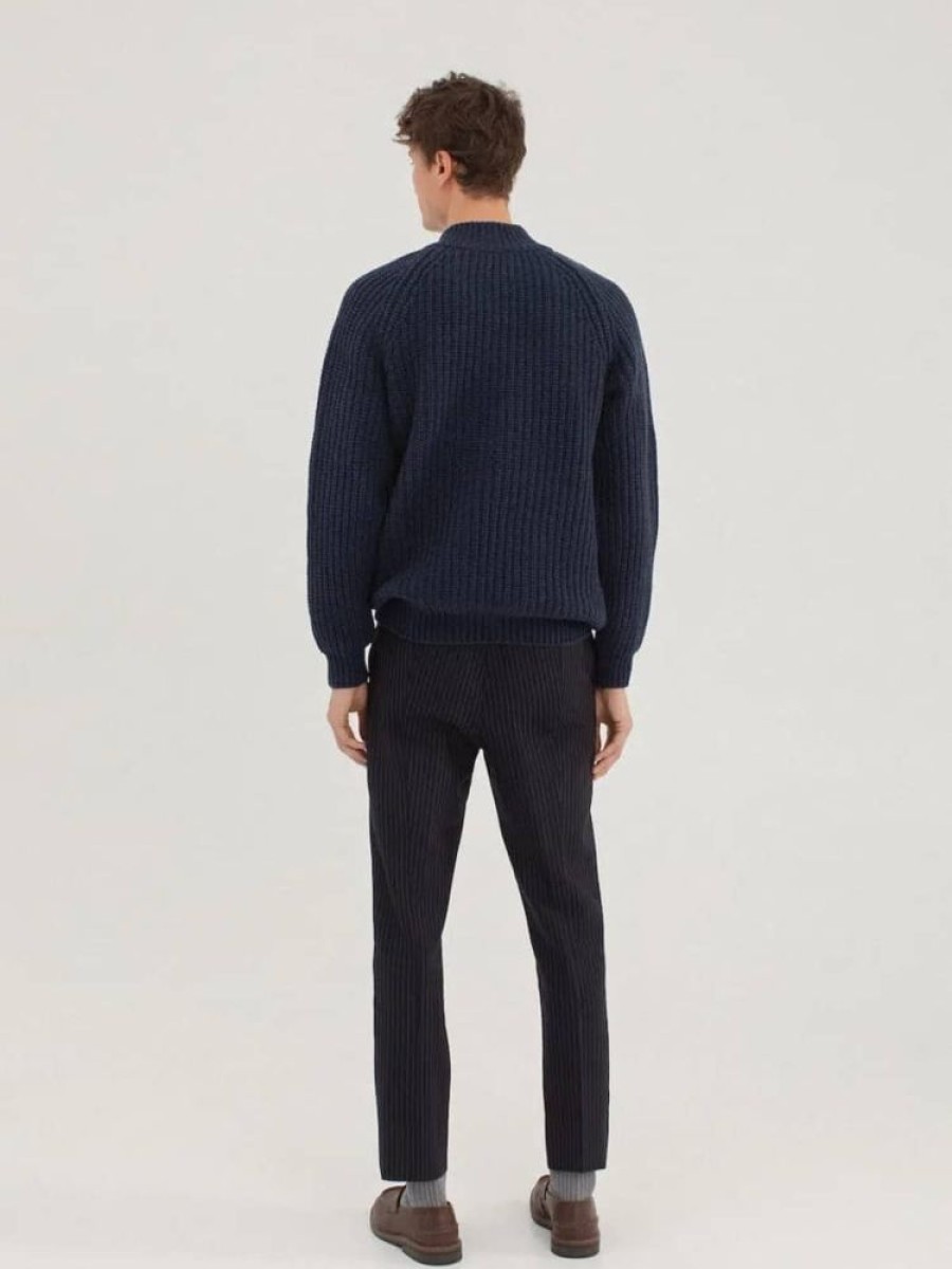 Herrer Wool house Ullgensere | Rock Genser Bla