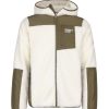 Herrer Scandinavian Explorer Fleece | Pile Fleecejakke Unisex Beige Gronn