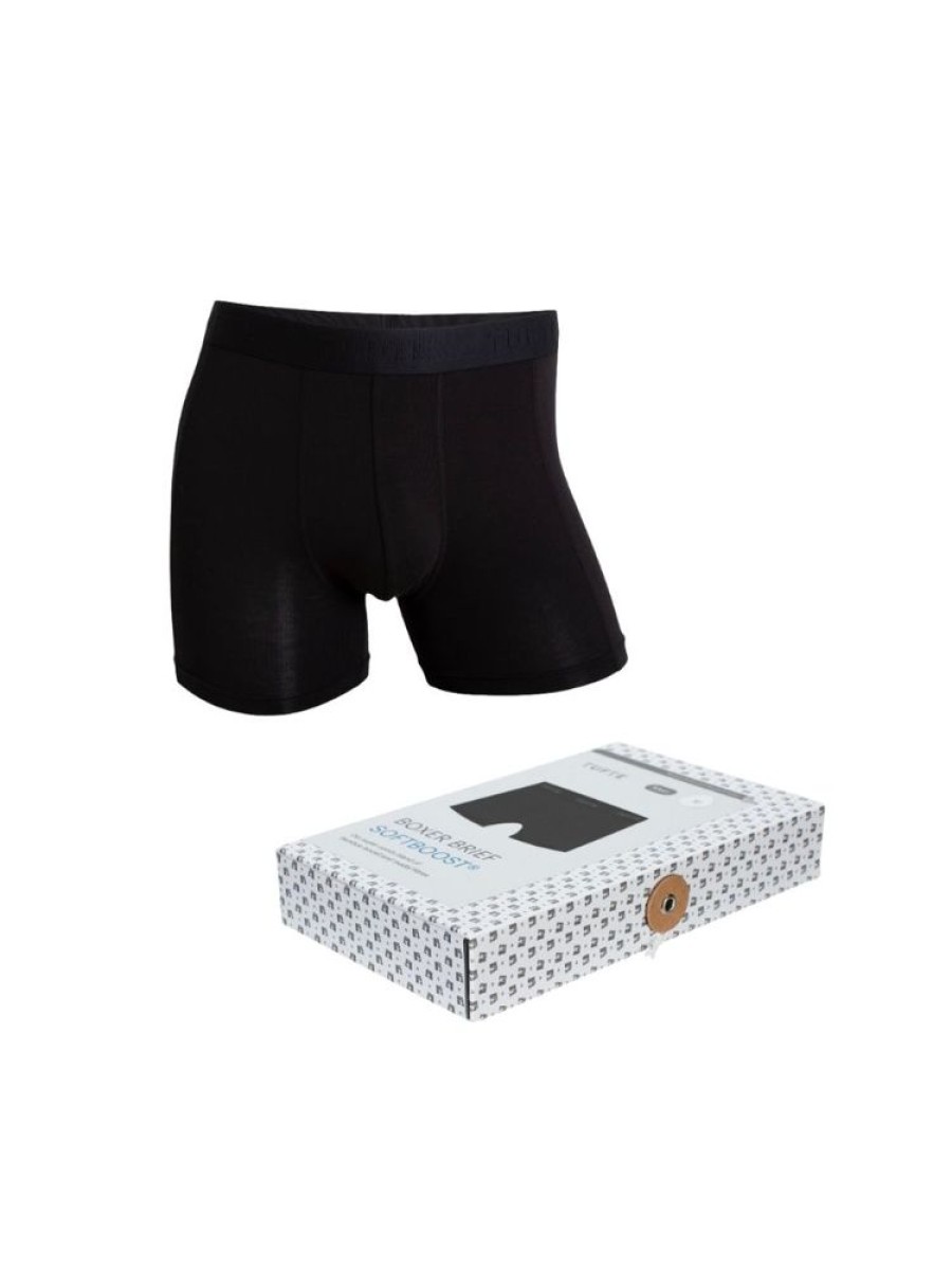 Herrer Tufte Boxer | Boxer Giftbox Svart