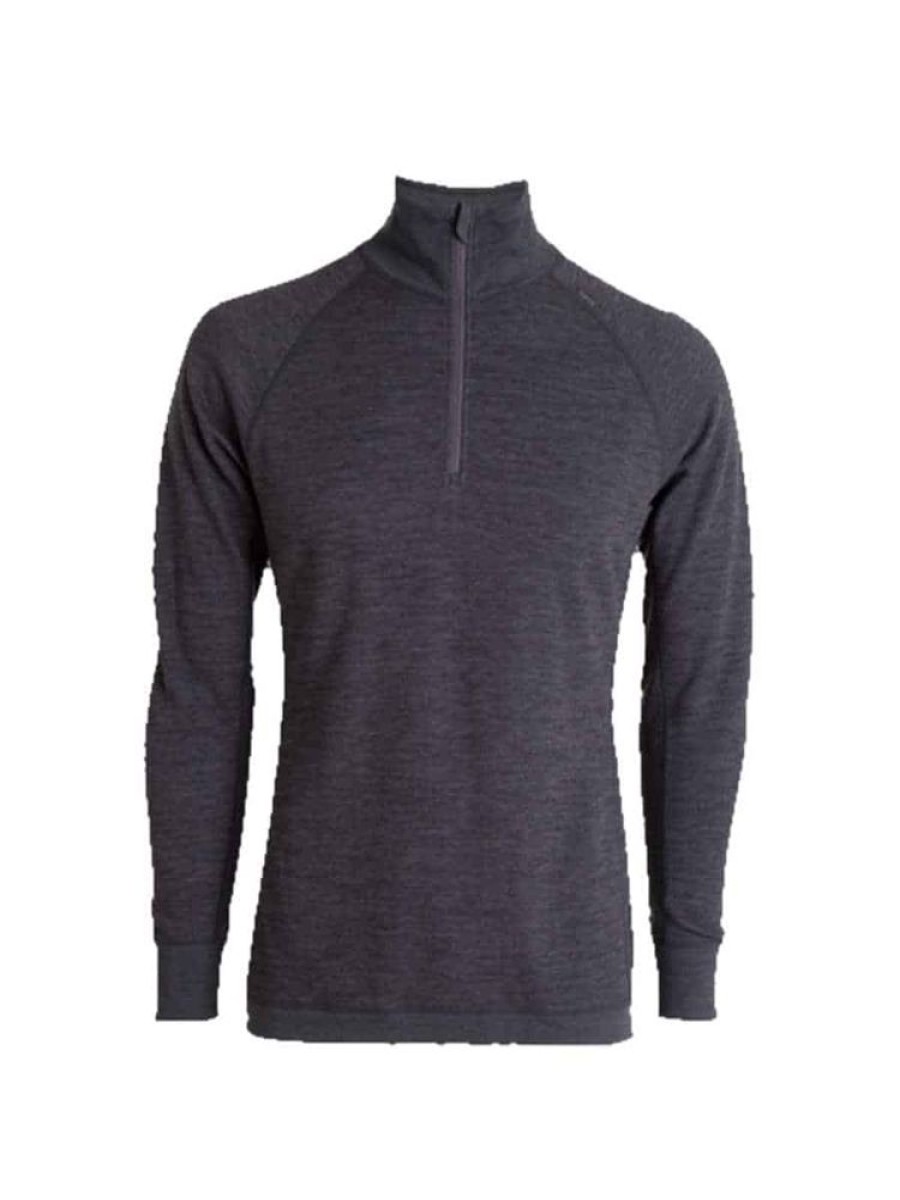 Herrer Tufte Ullundertoy | Bambull Half Zip Genser Gra