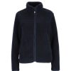 Damer Twentyfour Fleece | Finse Long Zip Sherpafleece Blekkbla