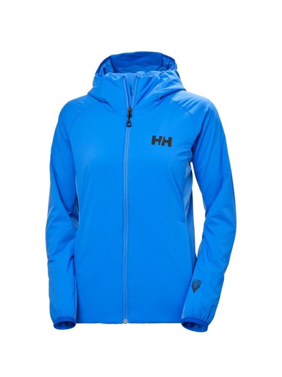 Damer Helly Hansen Dunjakker Og Isolasjonsjakker | Odin Stretch Hette Insulasjon 2.0 Ultra Bla