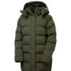 Damer Helly Hansen Dunjakker Og Isolasjonsjakker | Aspire Puffy Parka Utility Gronn