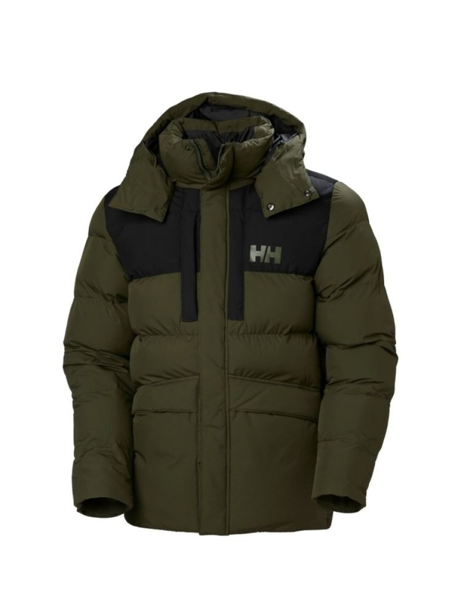 Herrer Helly Hansen Parkas Og Vinterjakker | Explorer Puffy Jakke Nytte Gronn