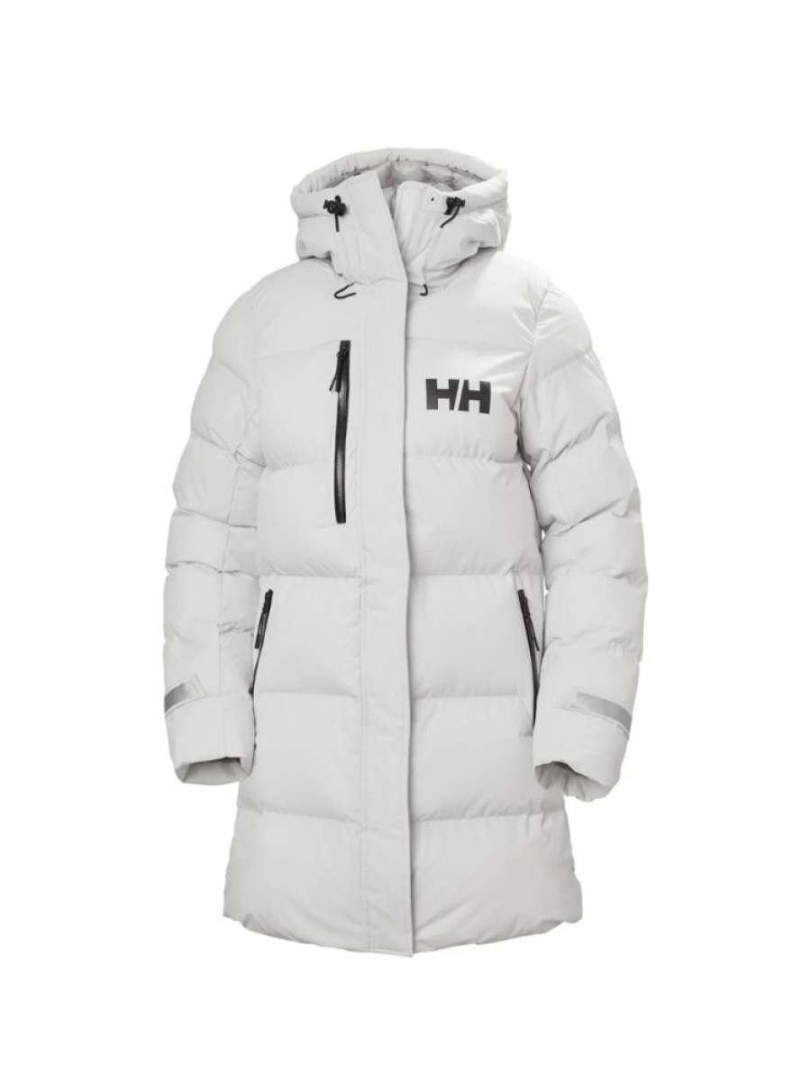 Damer Helly Hansen Dunjakker Og Isolasjonsjakker | Adore Oppblast Parka Nimbus Cloud