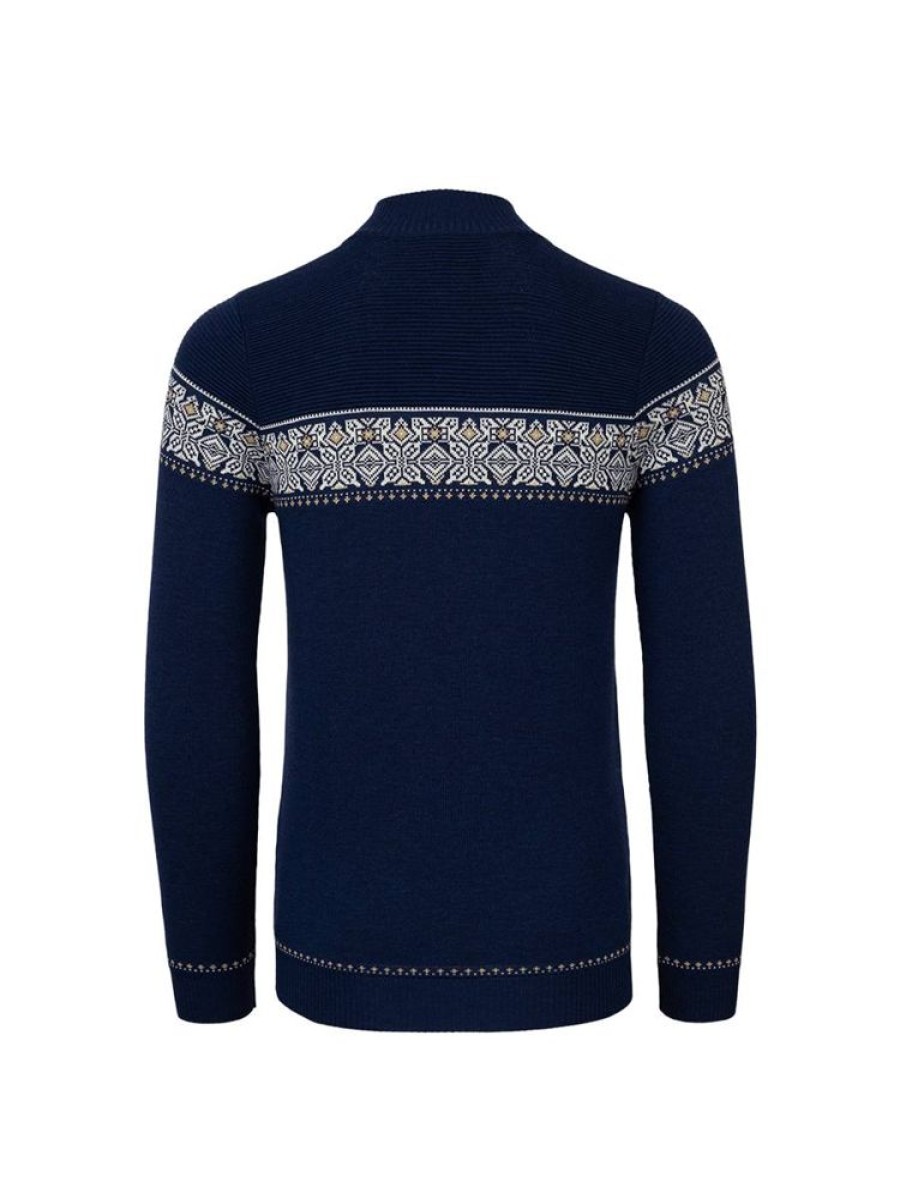 Herrer Norlender Knitwear Ullgensere | Jotunheimen Ull Genser Marine