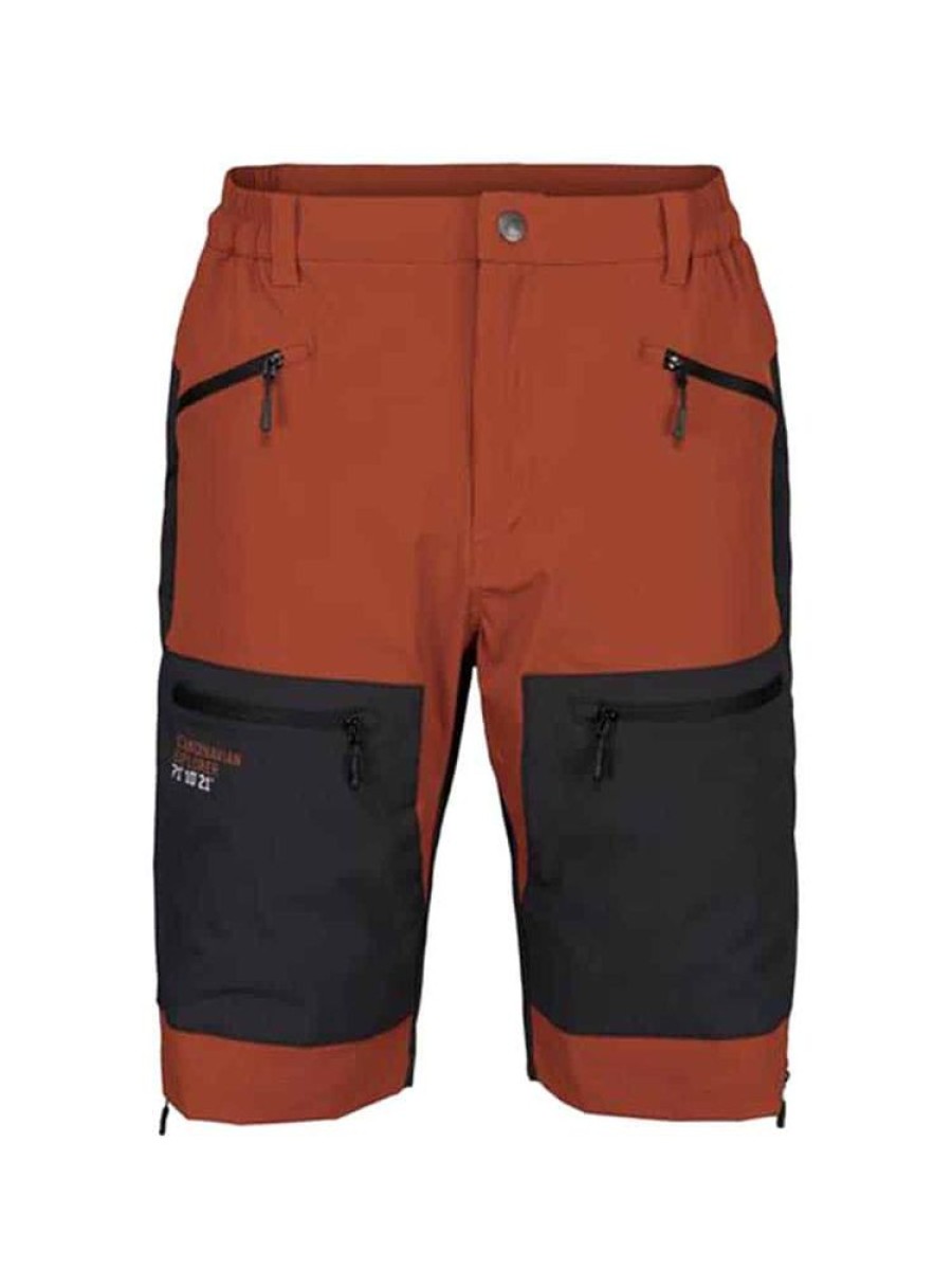 Herrer Scandinavian Explorer | Turshorts Mork Gra Rust Orange