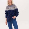 Damer Wool house Ullgensere | Flaki Ull Genser Bla