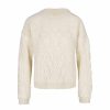 Damer Norlender Knitwear Ullgensere | Tora Ull Genser Gra Hvit