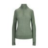 Damer Tufte Gensere | Robin Lav Half Zip Gronn