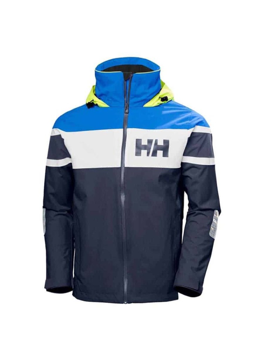 Herrer Helly Hansen Seilerjakker | Salt Flag Jakke Klassisk Marine