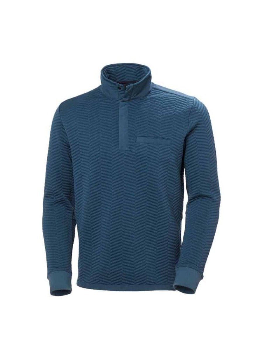 Herrer Helly Hansen Gensere | Lillo Snap Pullover Gra