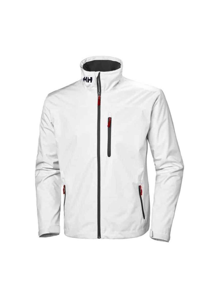 Herrer Helly Hansen Seilerjakker | Crew Mellomlag Jakke Hvit