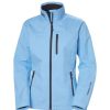 Damer Helly Hansen Seilerjakker | Crew Jakke Lys Bla